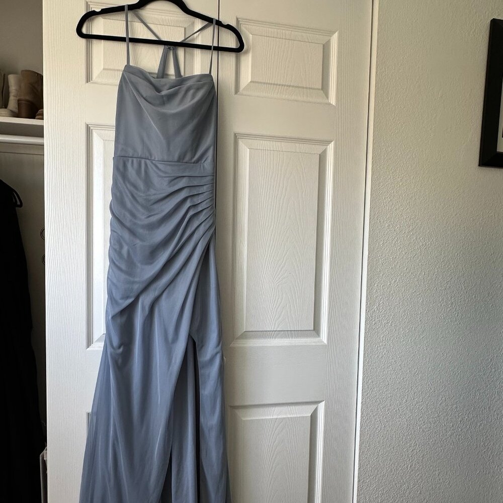 Azazie Blue Bridesmaid Dress